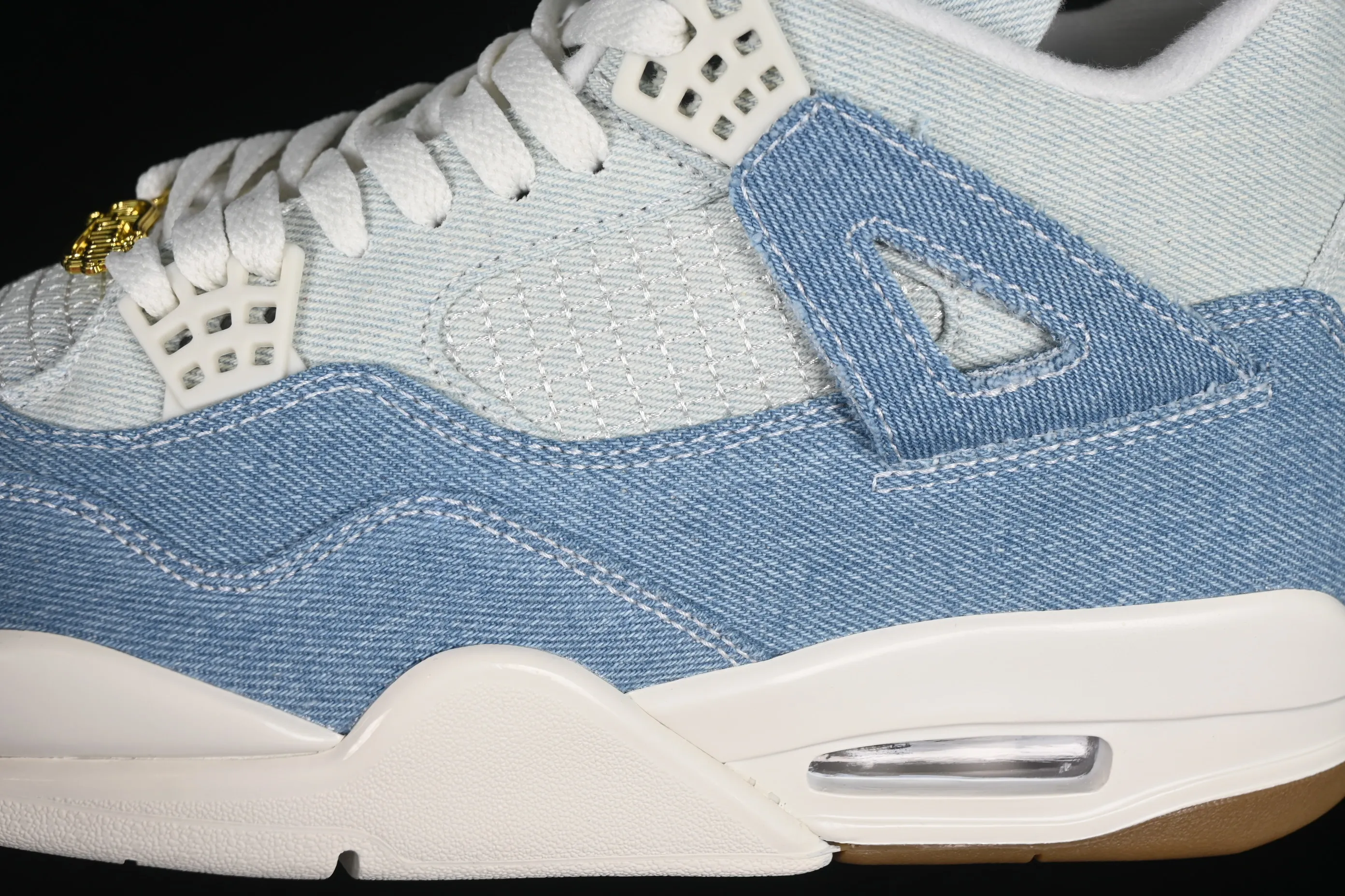 All categories Air Jordan Jordan series basketball shoes Air Jordan 4 Air Jordan 4 Denim "Worn Blue" AJ4 Joe 4 washed denim IB6716-100